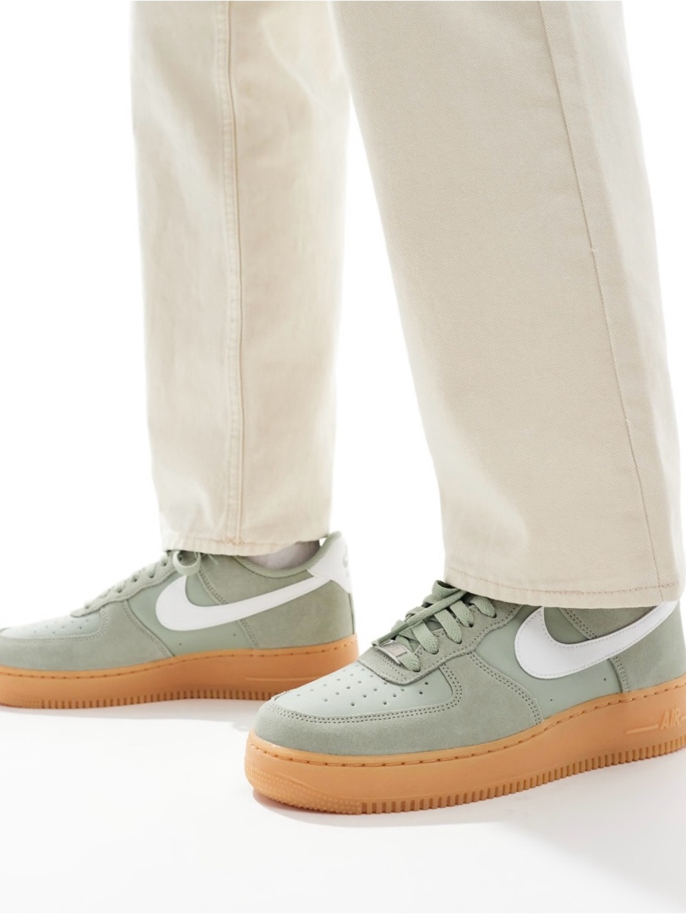 Men's Nike Air Force 1 '07 LV8 Jade Horizon/Summit White (FQ8714 300) - Size10.5